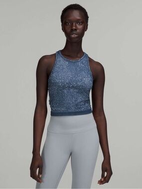 Lululemon Ebb to Street Cropped Racerback Tank Top size 12